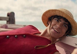 Iñaki Godoy como Luffy. de 'One Piece