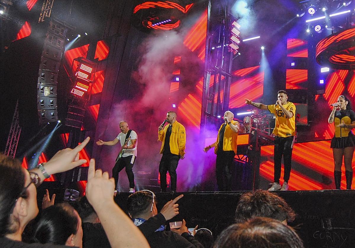 La Orquesta Panorama durante una actuación.