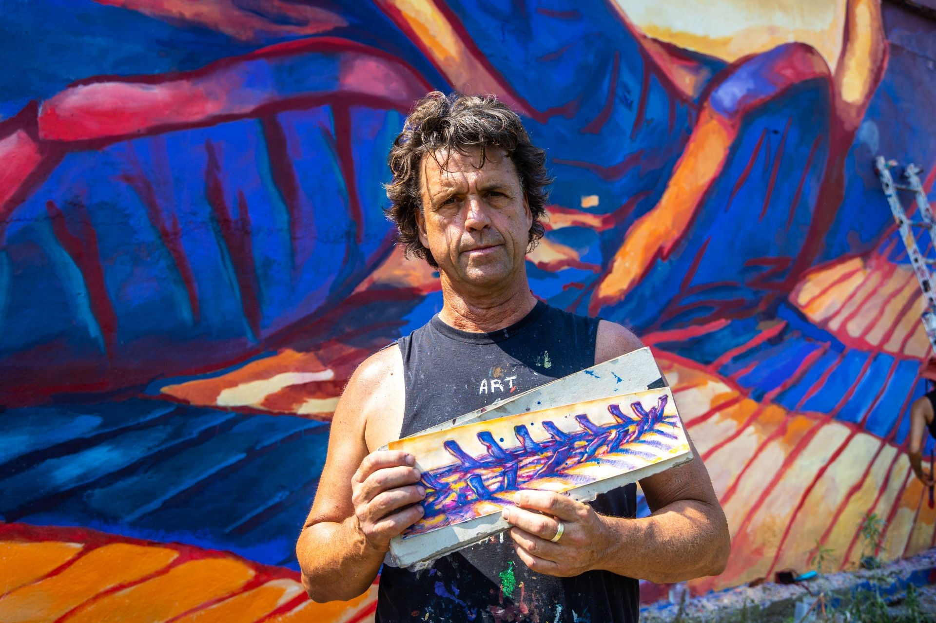 Fotos: Los murales son la nueva decoración de la Huerta de Valencia