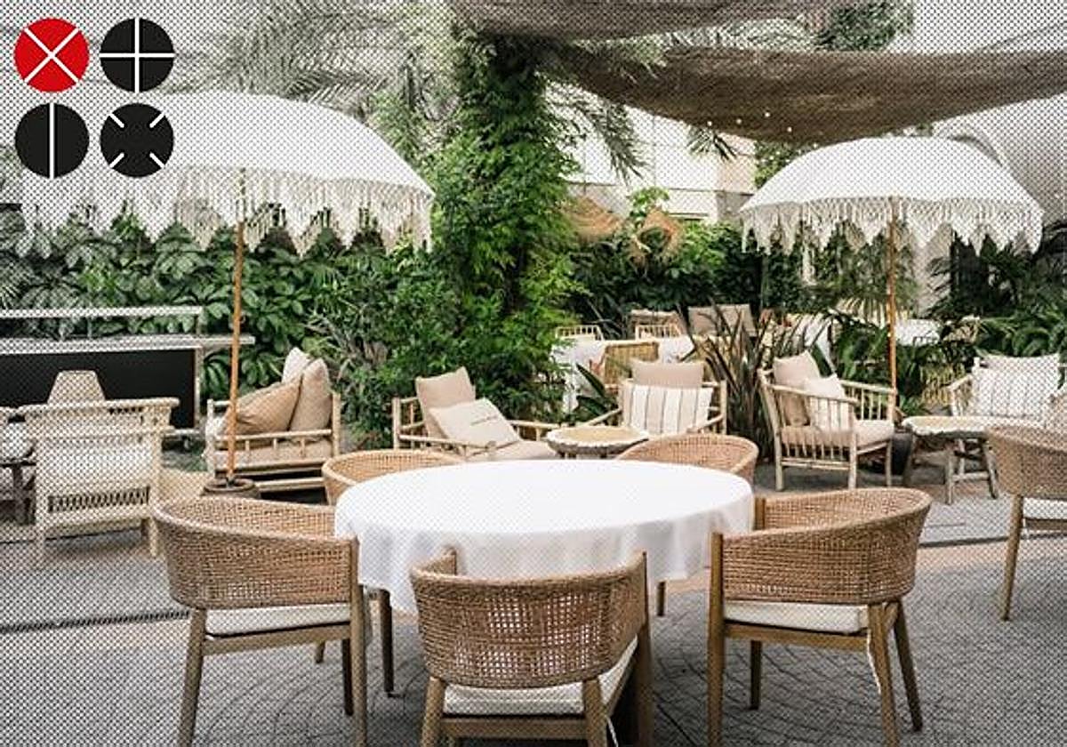 Una de las terrazas mejor valoradas por la plataforma de reservas The Fork.