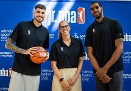 Juancho, Amaia Valdemoro y Marcus Aldrige.