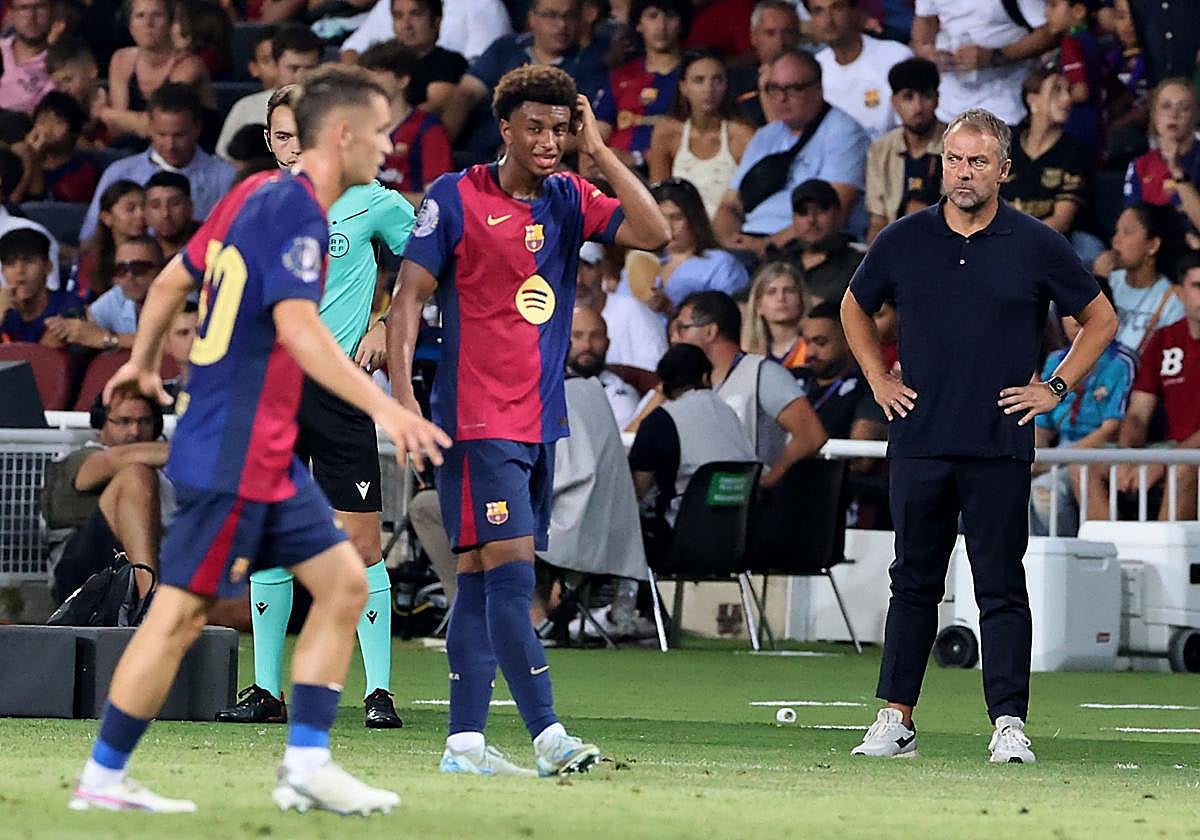 FC Barcelona - Mónaco en el Trofeo Joan Gamper 2024.