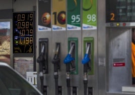 Surtidor de gasolina, en una imagen de archivo.