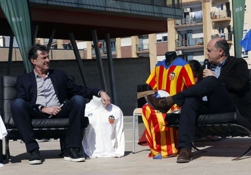 Kempes y Fernando, juntos en el equipo de LAS PROVINCIAS