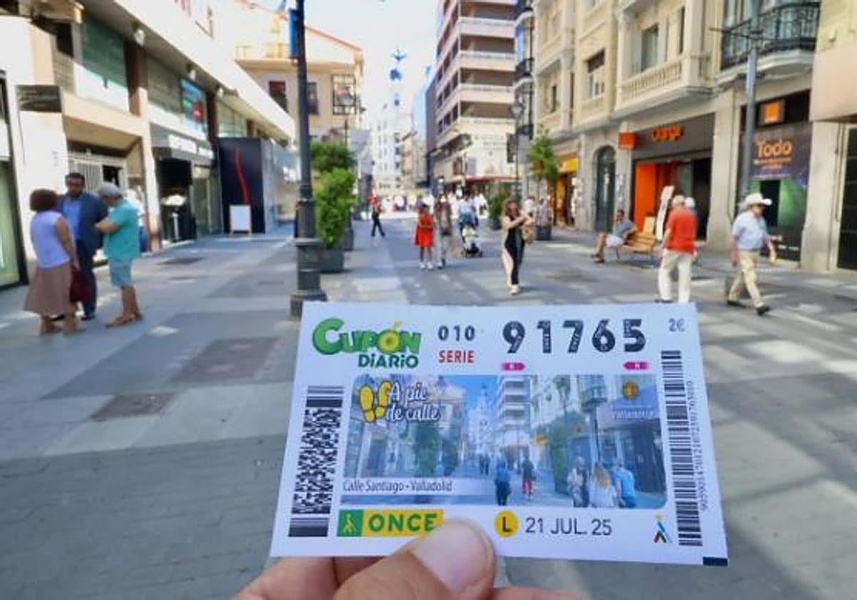 Un cupón de la ONCE en una imagen de archivo.