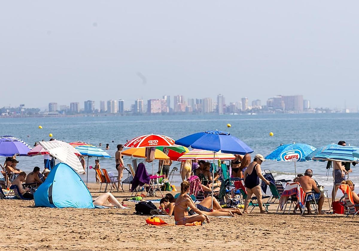 Playa de la Malvarrosa.