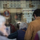 Una administración de lotería en una imagen de archivo.