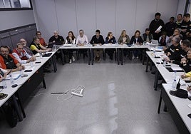 Una reunión del Cecopi en una imagen de archivo.