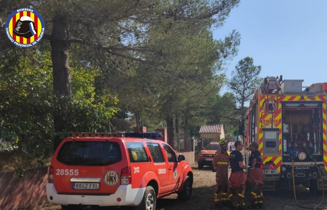 Efectivos de bomberos en un imagen de archivo.