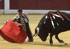 El diestro David Fandila 'El Fandi' en el festejo taurino de la feria de San Lorenzo en Huesca.