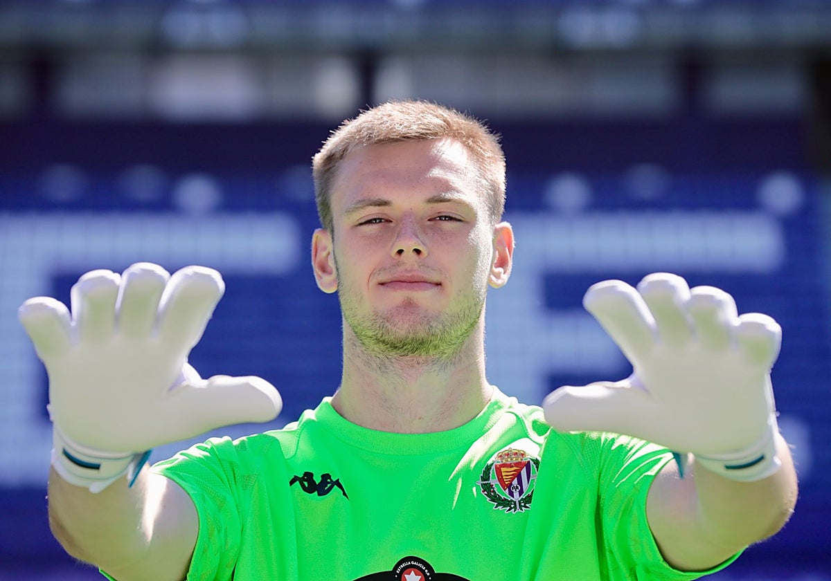 Karl Hein, en su etapa con el Real Valladolid.