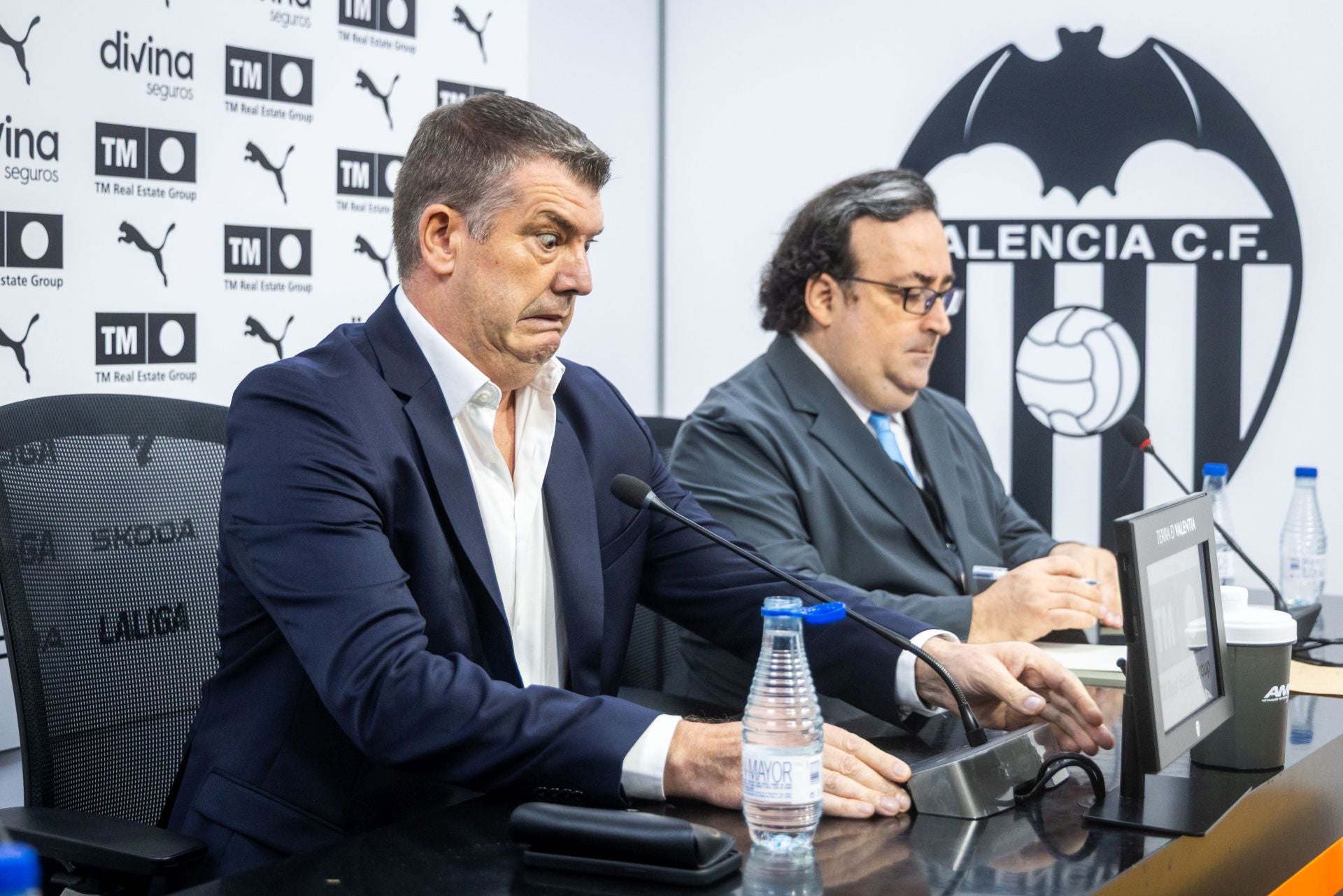 FOTOS | Primera rueda de prensa de Gourlay como CEO del Valencia CF