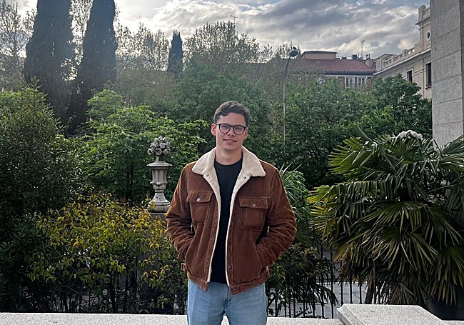 Álvaro Díaz, que ultima su tesis sobre la obra de Rafael Chirbes.