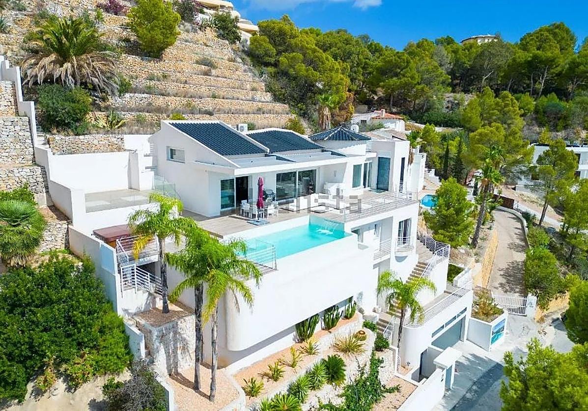 La vivienda ubicada en Altea.