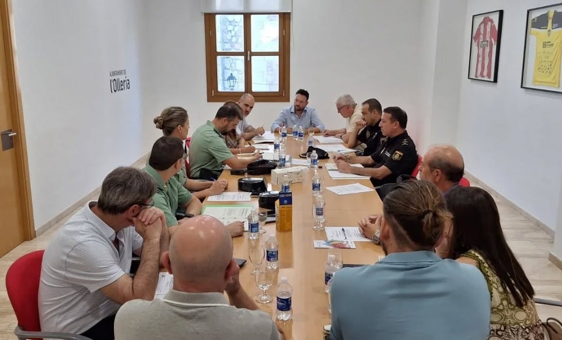 Reunión de la Junta Local de Seguridad.
