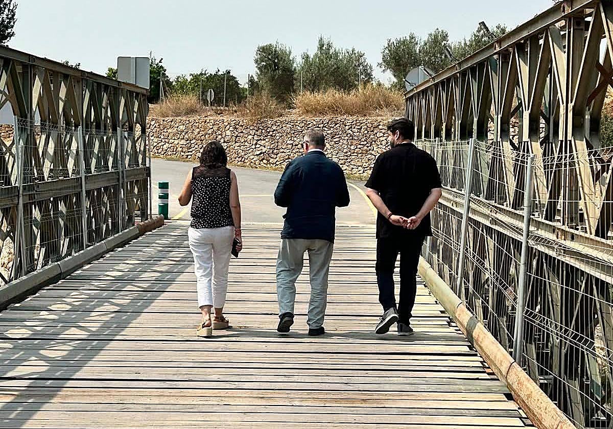 Visita del conseller Gan Pampols a Loriguilla.