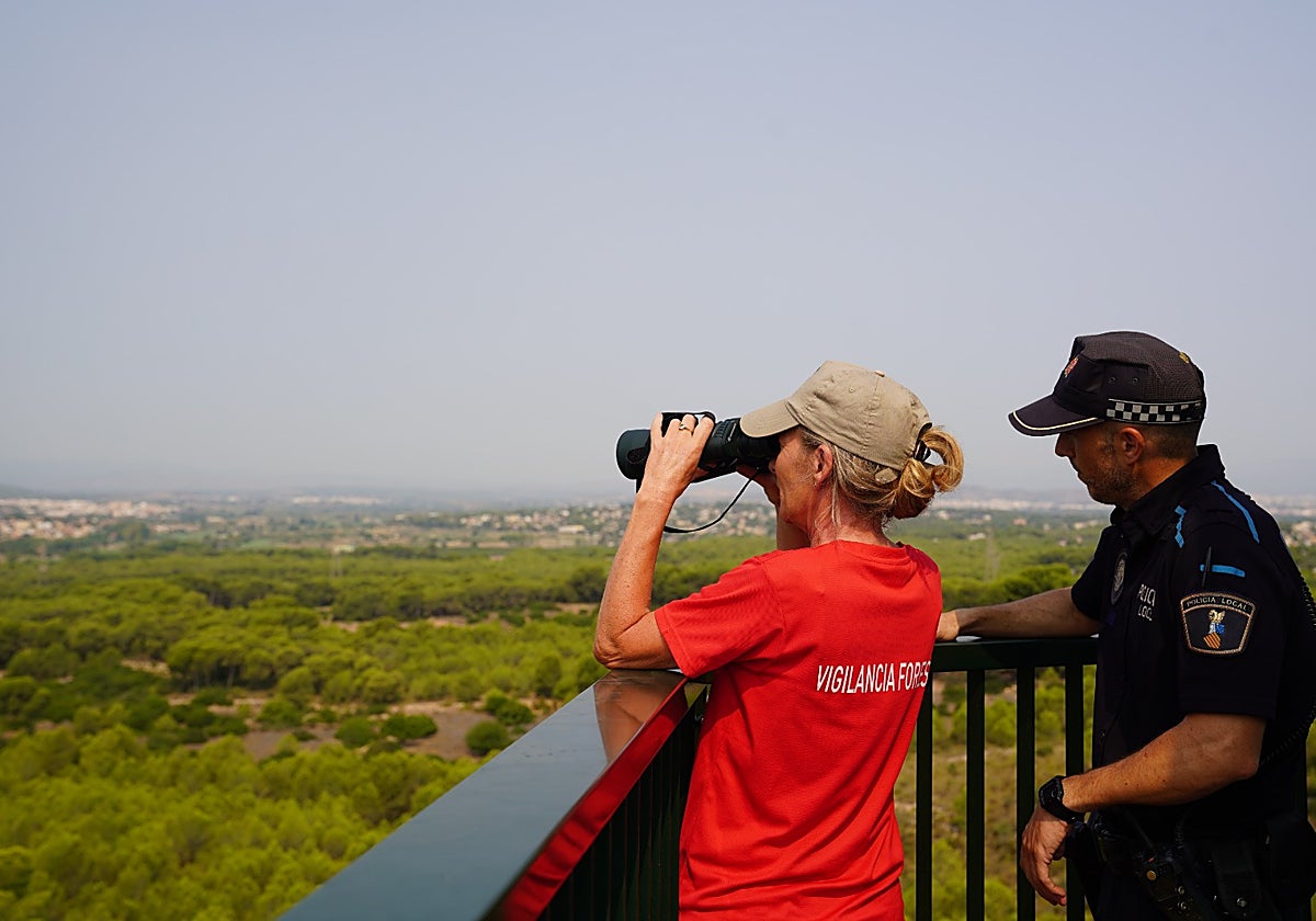 Torre de vigilancia la Vallesa.