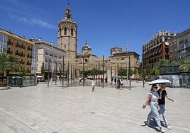 Calor en Valencia.