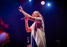 Dioni en uno de sus conciertos.