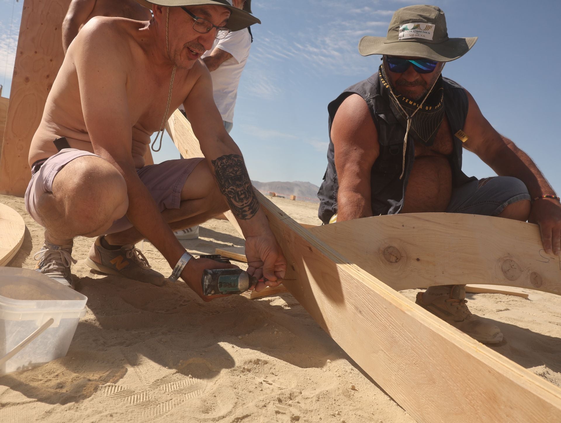 Una falla de vareta en el desierto de Nevada