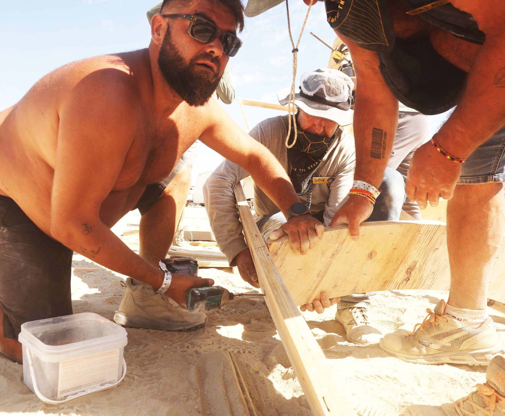 Una falla de vareta en el desierto de Nevada