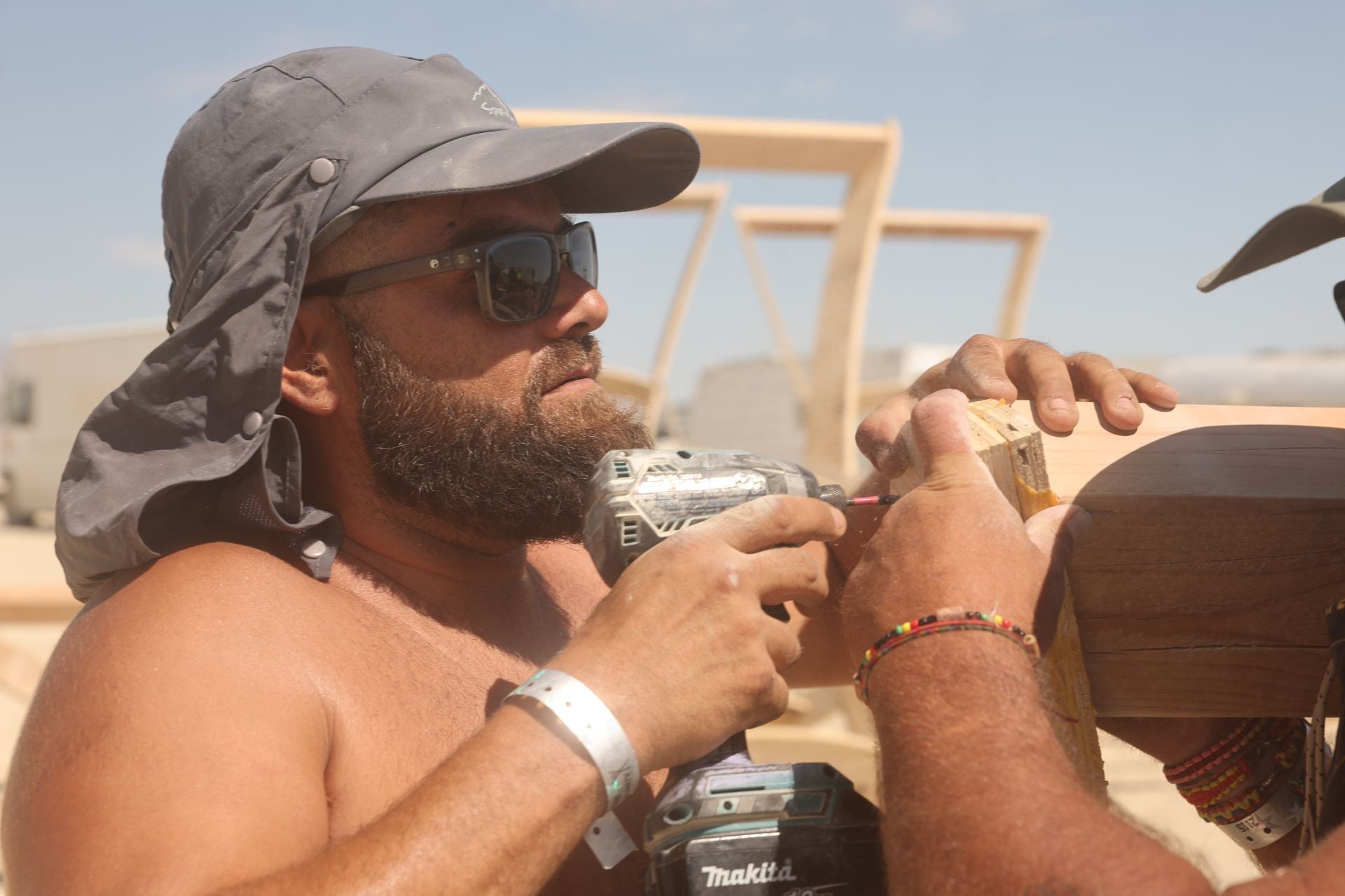 Una falla de vareta en el desierto de Nevada