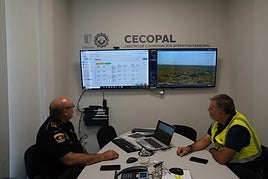 Sala de control del paraje.