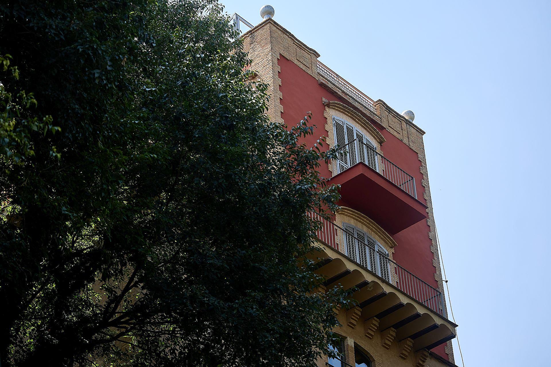 La maleza que invade las viviendas en Riba-roja