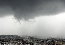 Tormentas en Valencia, imagen de archivo.