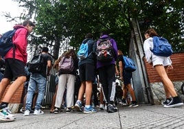 Vuelta al instituto, en una imagen de archivo.