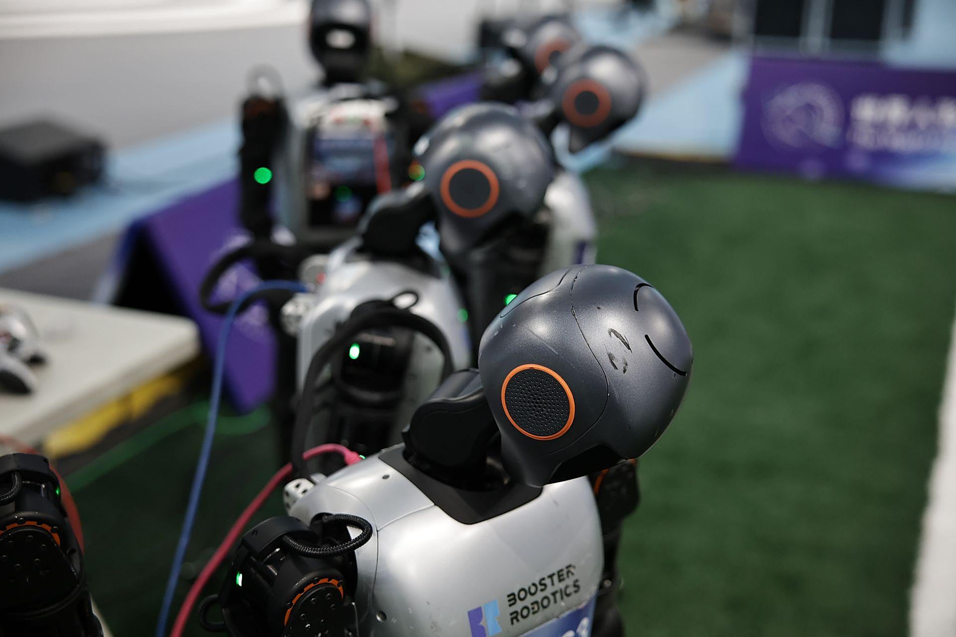 Celebración de las primeras Olimpiadas de robots en Pekín