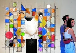 Una de las obras que se exhiben en el Centro de Arte Hortensia Herrero de Valencia.