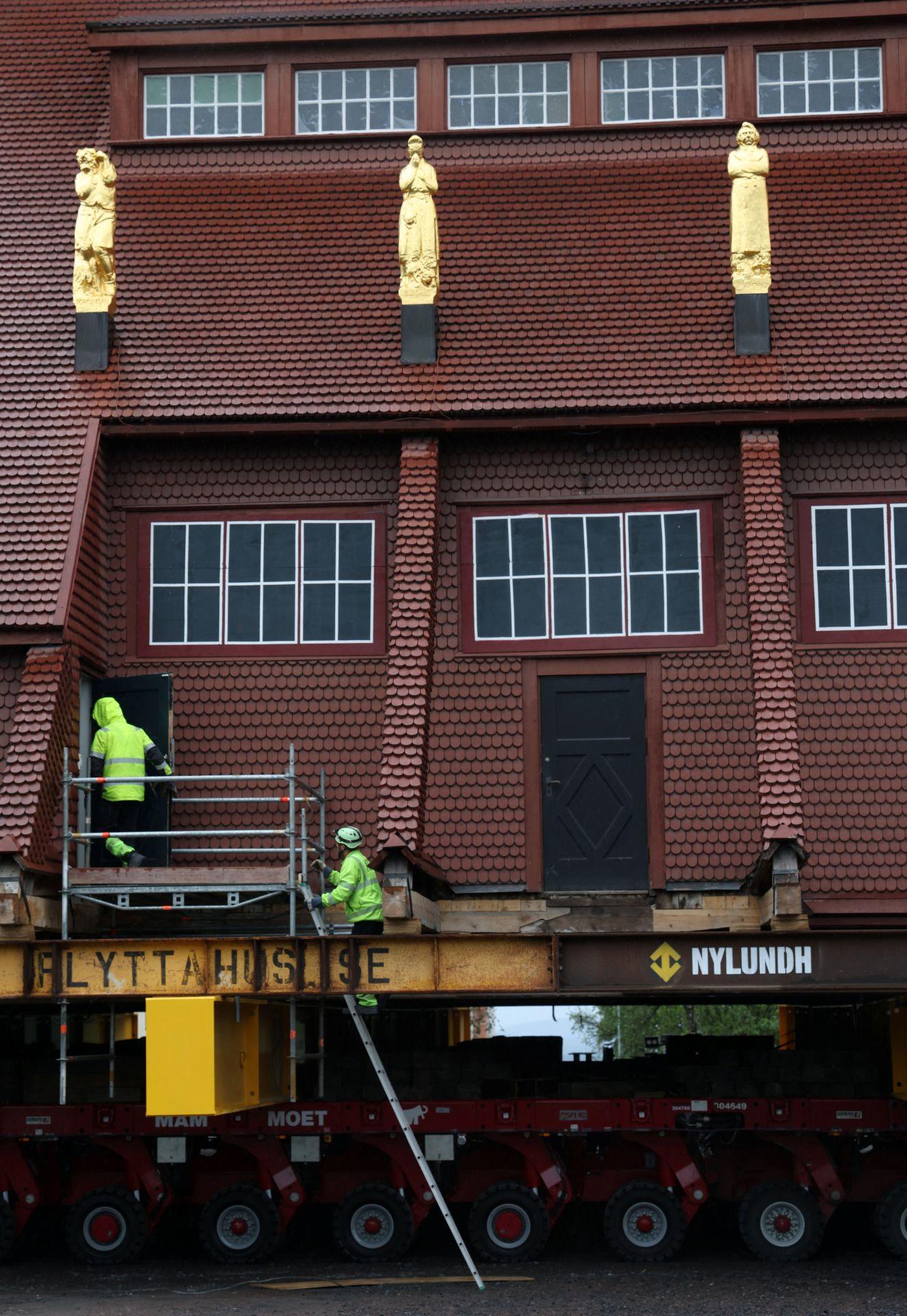 Traslado de la Iglesia de Kiruna, en Suecia