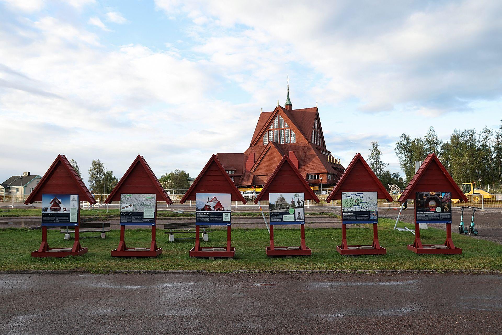 Traslado de la Iglesia de Kiruna, en Suecia