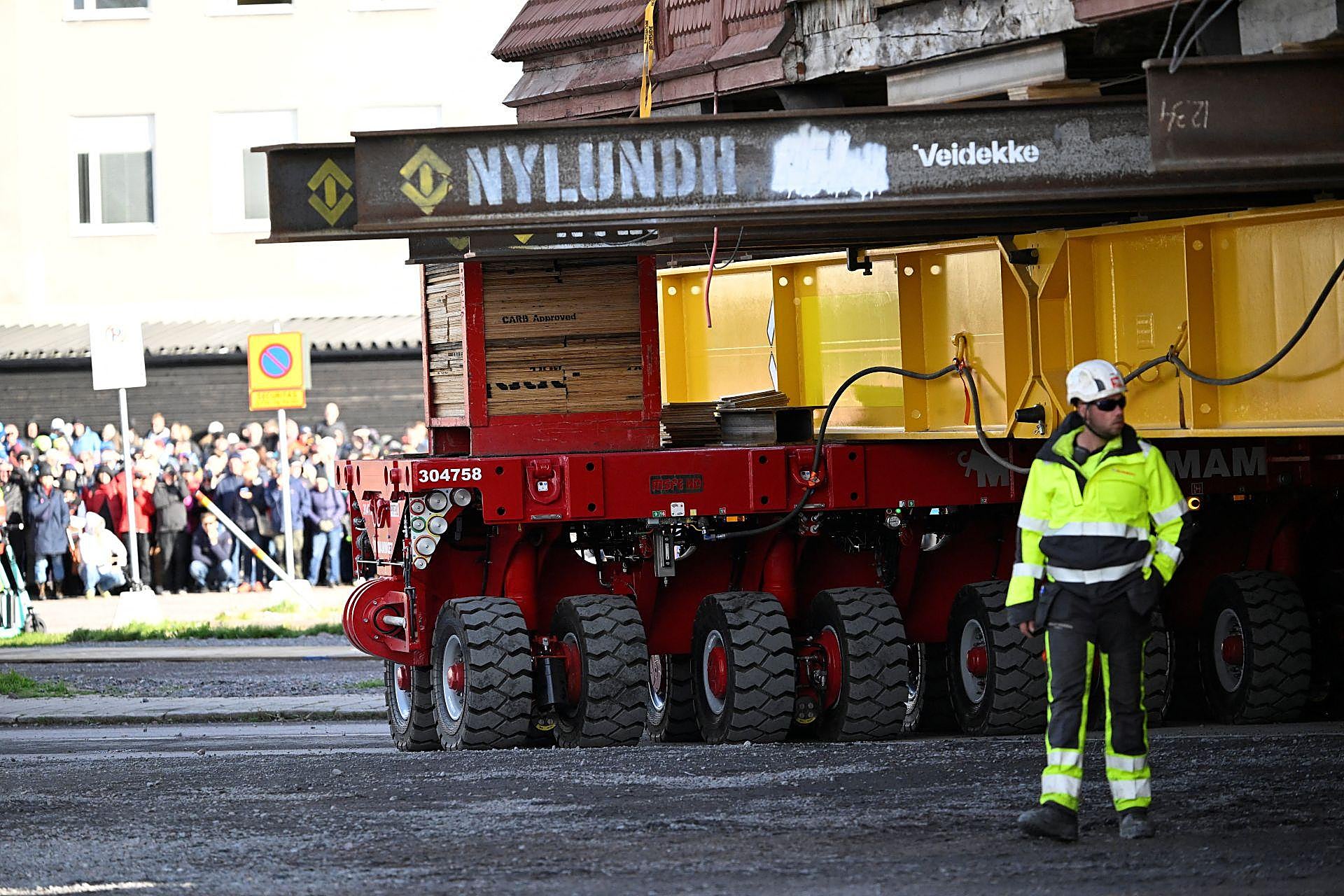 Traslado de la Iglesia de Kiruna, en Suecia