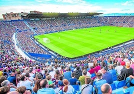 Aspecto del Ciutat en la última victoria levantinista contra el Barça, el 2 de noviembre de 2019