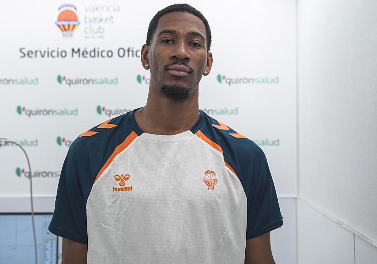 Kameron Taylor en las pruebas médicas.