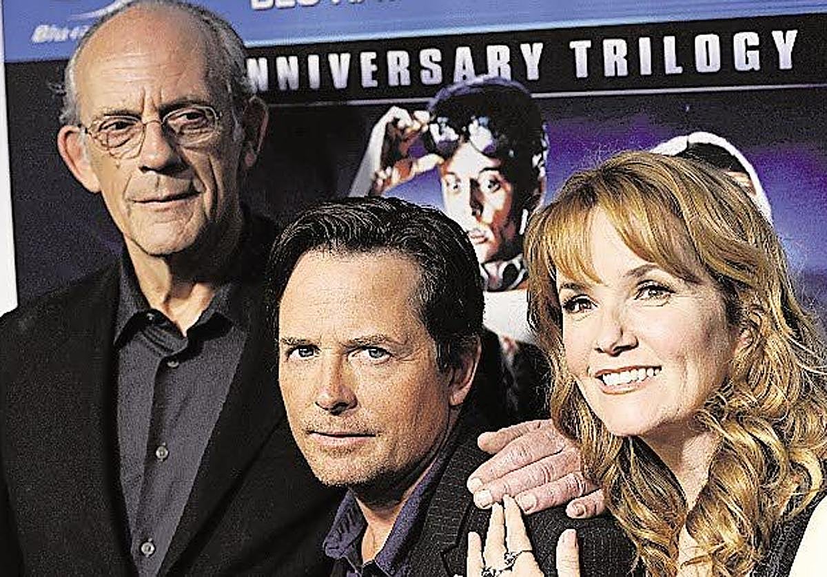 Los actores y actrices principales, en un homenaje.