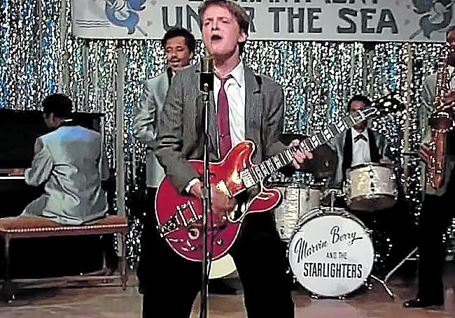 Michael J. Fox, en Regreso al Futuro.