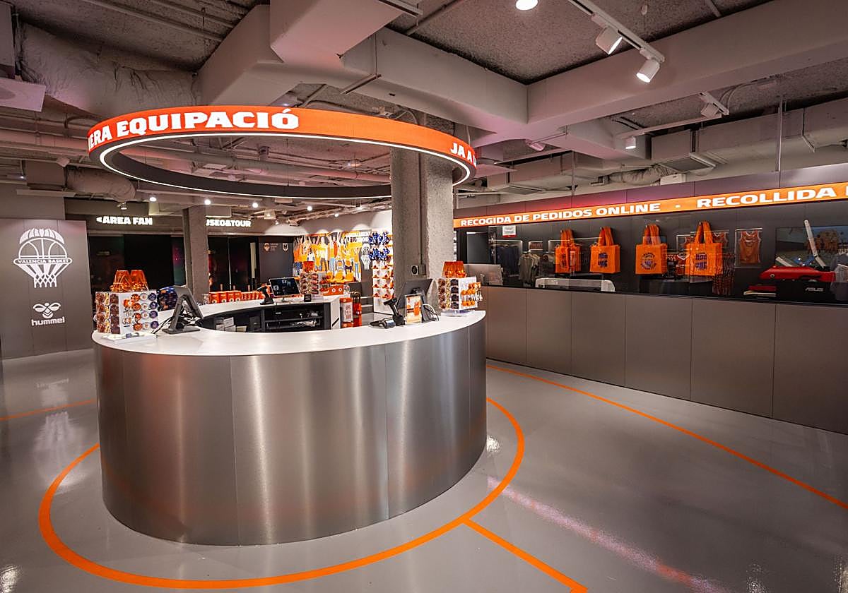 La nueva tienda en el Roig Arena.