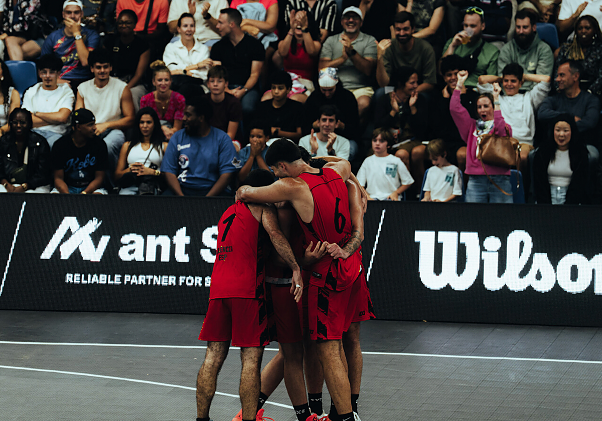 Valencia Basket 3x3 en el Challenger de Bordeaux.