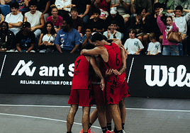 Valencia Basket 3x3 en el Challenger de Bordeaux.