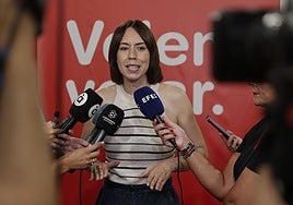 Morant, en la sede del PSPV.