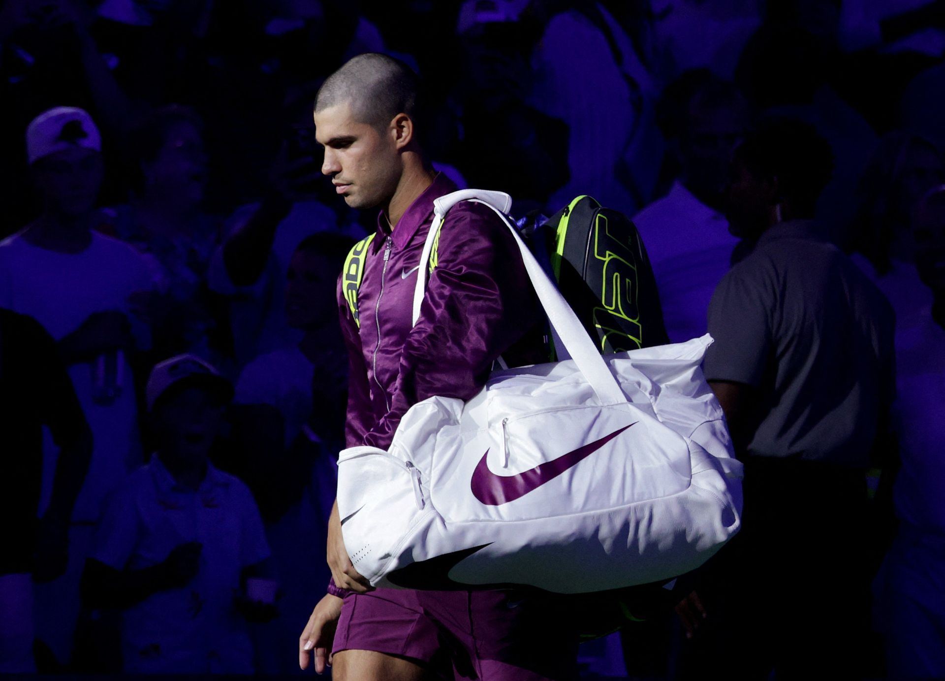 El nuevo look con la cabeza rapada de Alcaraz en el US Open