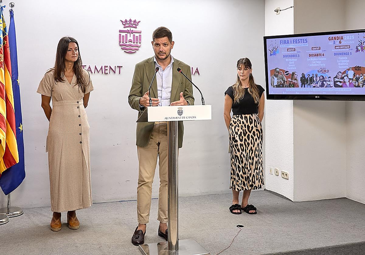 Presentación de la programación festiva.