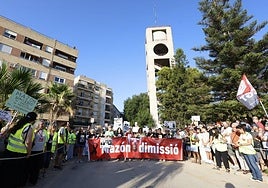 Imagen de la novena concentración contra Mazón.