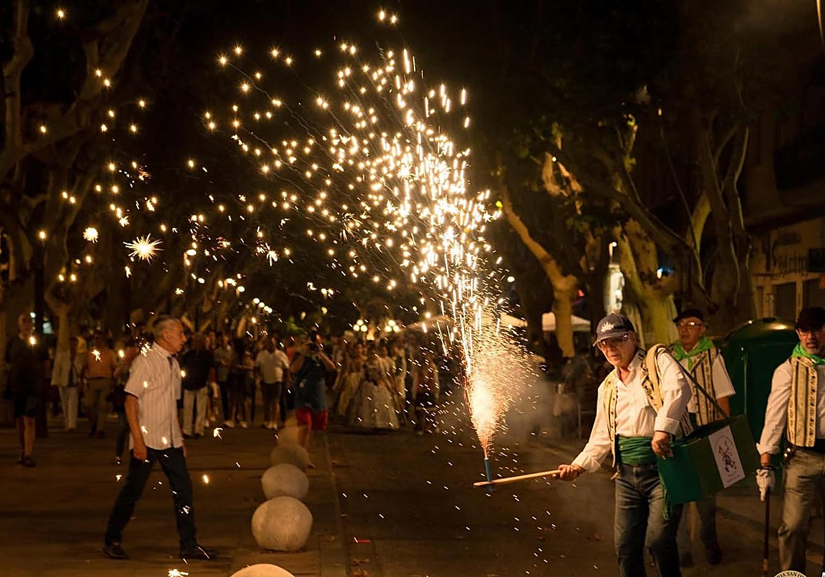 La pólvora es protagonista durante todo el recorrido.