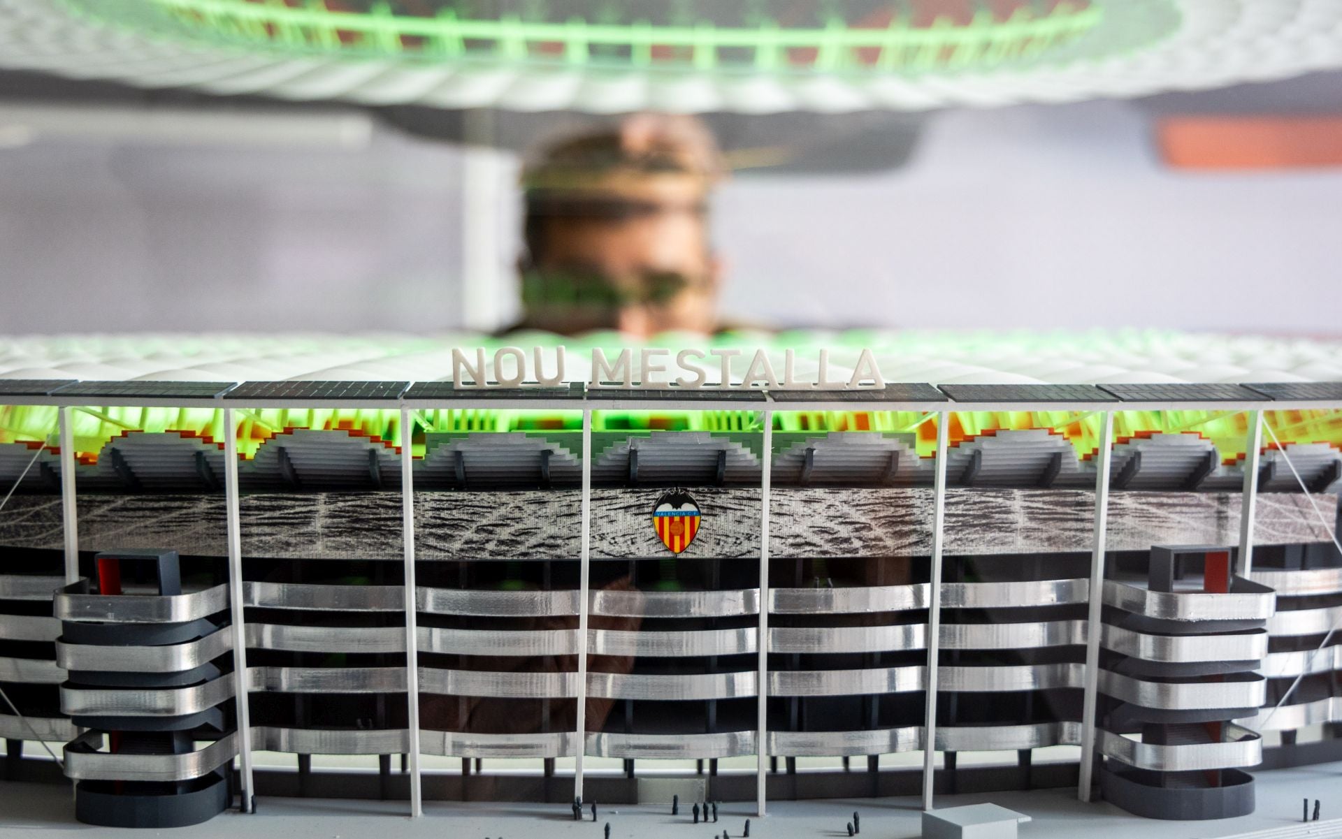 Maqueta del nuevo estadio del Valencia.