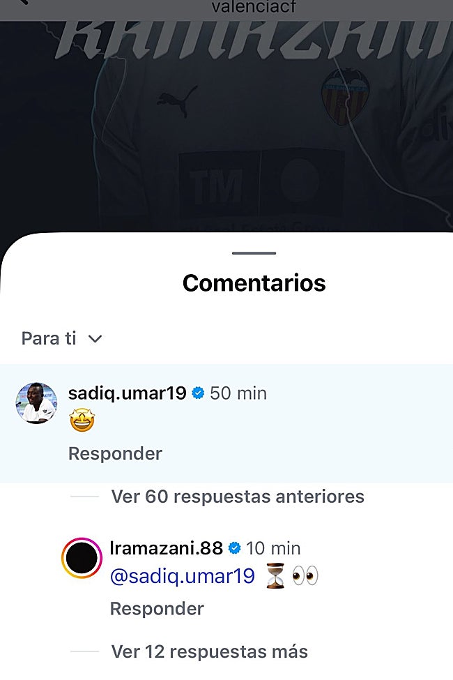 Las respuestas entre Sadiq y Ramazani tras el anuncio del fichaje del belga.