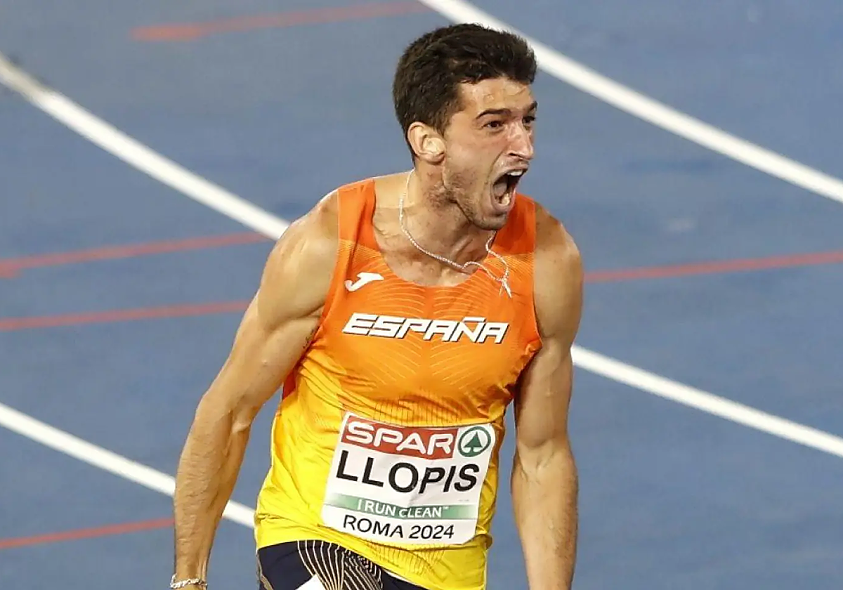 Quique Llopis en el campeonato europeo de Roma 2024.
